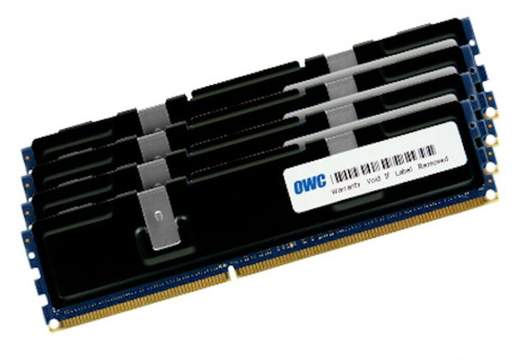 OWC 64GB (16GB x 4) Mac Pro 2010-2012 Ram Memory PC3-10600 1333MHz DDR3 ECC-Registered SDRAM OWC 64GB (16GB x 4) Mac Pro 2010-2012 Ram Memory PC3-10600 1333MHz DDR3 ECC-Registered SDRAM